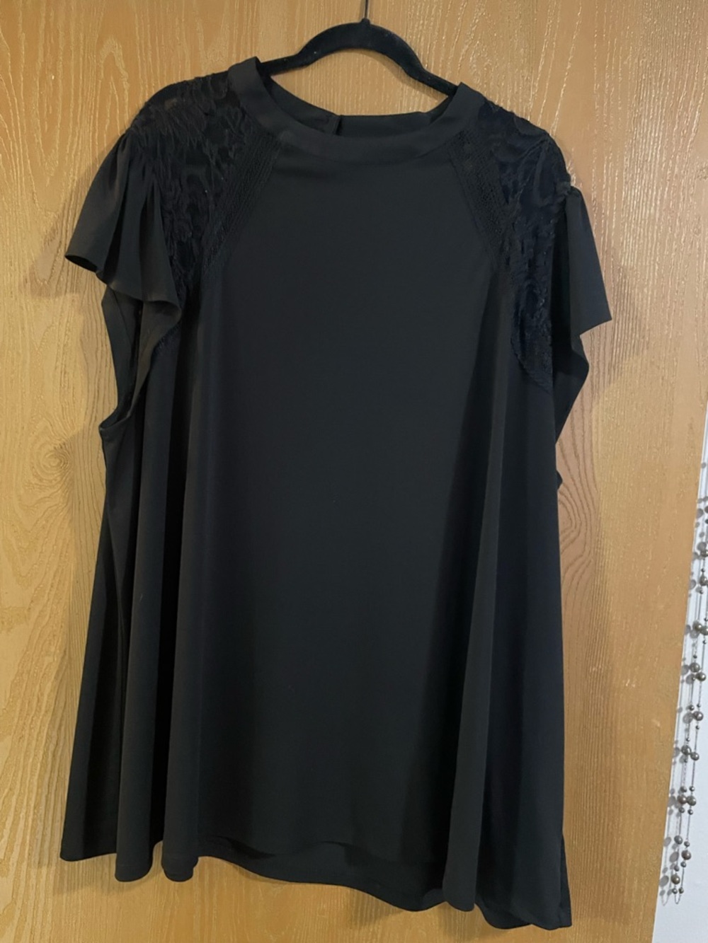 torrid Black Keyhole Neck Top